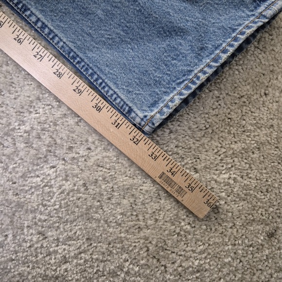 Alex Mill AM Original Jeans Mens 31/32 Blue Heavy Cotton 80s Dad USA Hipster - Picture 11 of 13